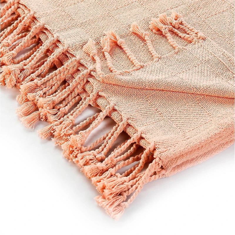 LR Home Wyatt Solid Reversible Throw