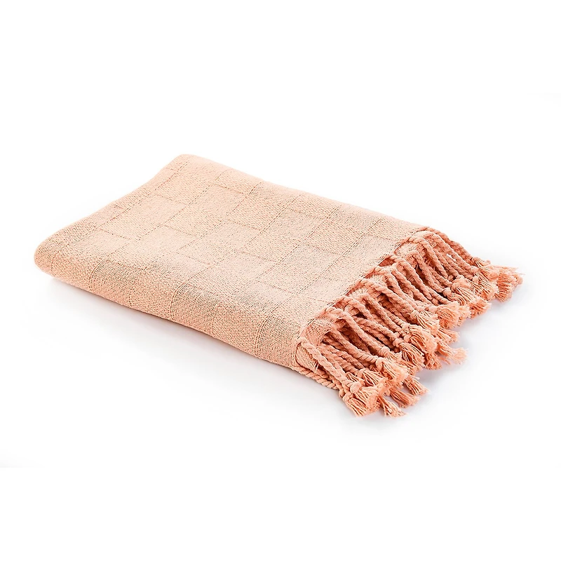 LR Home Wyatt Solid Reversible Throw