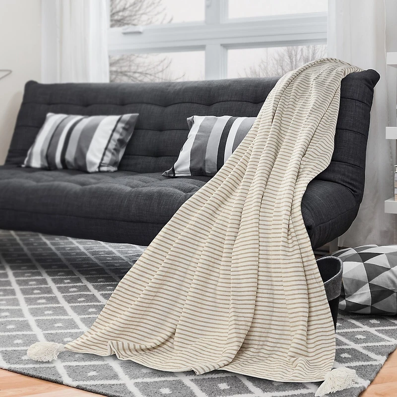 LR Home Elias Stripe Throw