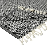 LR Home Charle Diamond Washable Reversible Throw