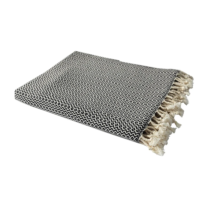 LR Home Charle Diamond Washable Reversible Throw