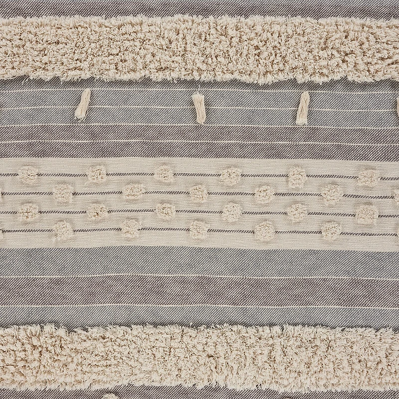 LR Home Miles Stripe Washable Throw
