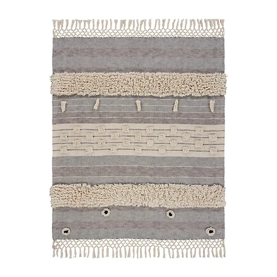 LR Home Miles Stripe Washable Throw