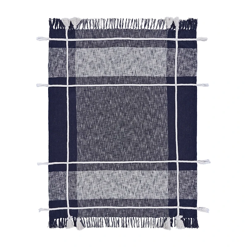 LR Home Nathan Checked Washable Throw