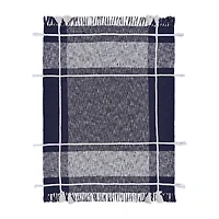LR Home Nathan Checked Washable Throw