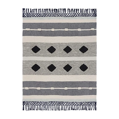 LR Home Isaiah Diamond Washable Throw
