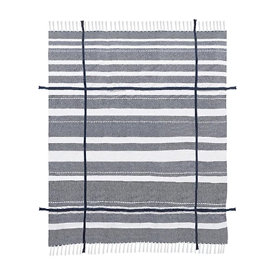 LR Home Adrian Stripe Washable Throw