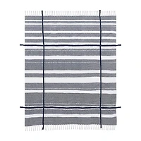 LR Home Adrian Stripe Washable Throw