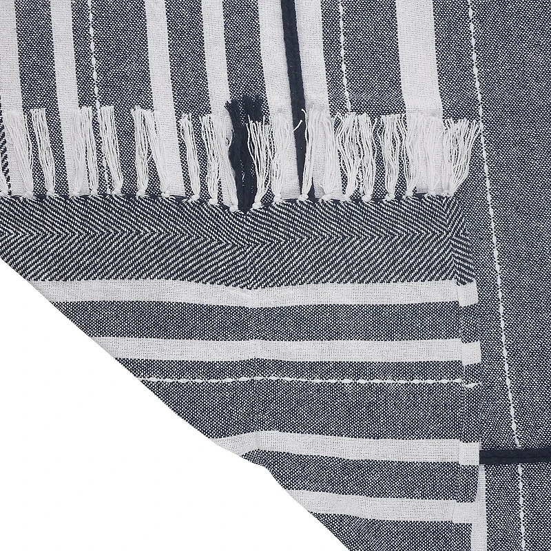 LR Home Adrian Stripe Washable Throw