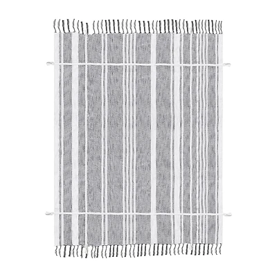 LR Home Cameron Stripe Washable Throw