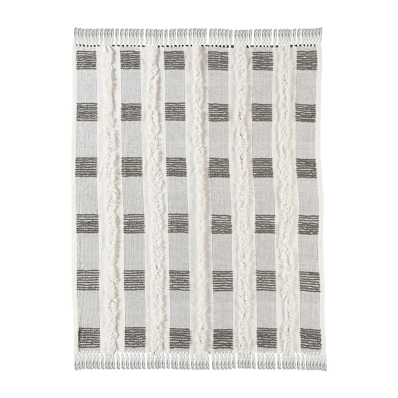 LR Home Wesley Checked Washable Throw