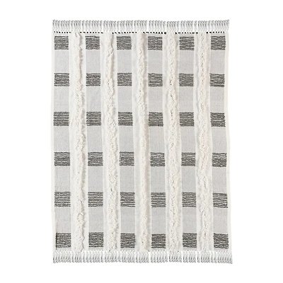 LR Home Wesley Checked Washable Throw