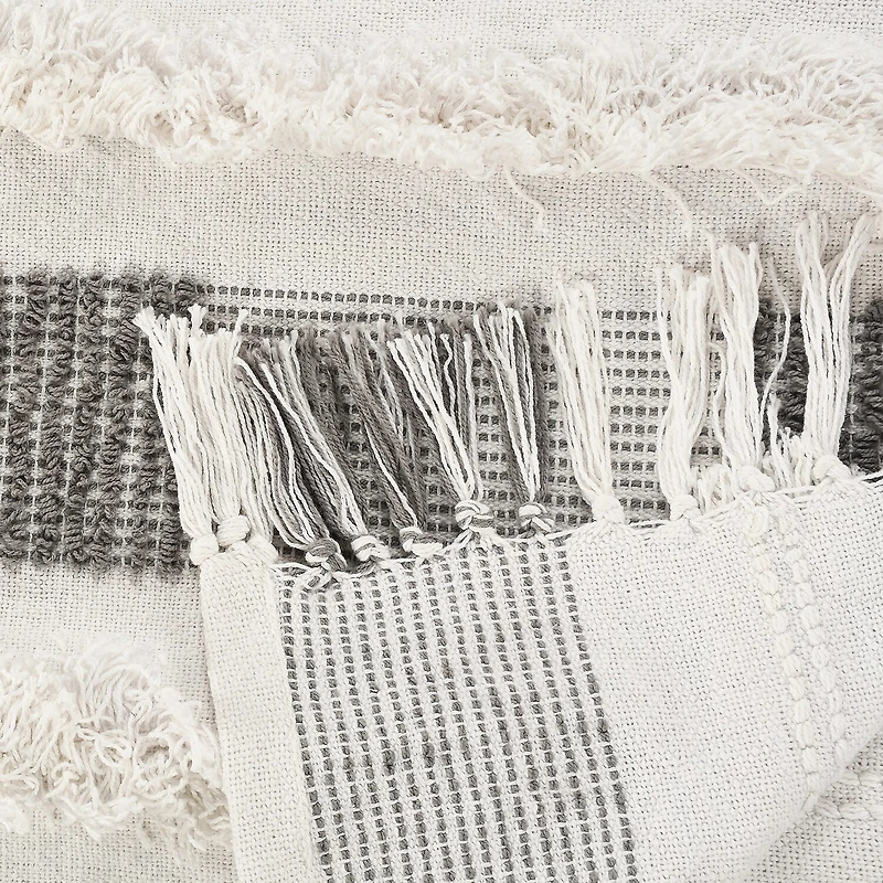 LR Home Wesley Checked Washable Throw
