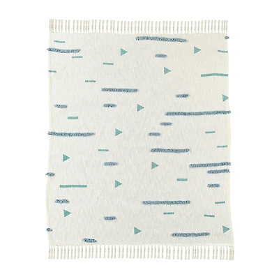 LR Home Ian Geometric Washable Throw