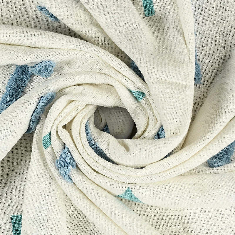 LR Home Ian Geometric Washable Throw