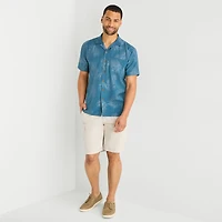 St. John's Bay Mens Short Sleeve Camp Shirt