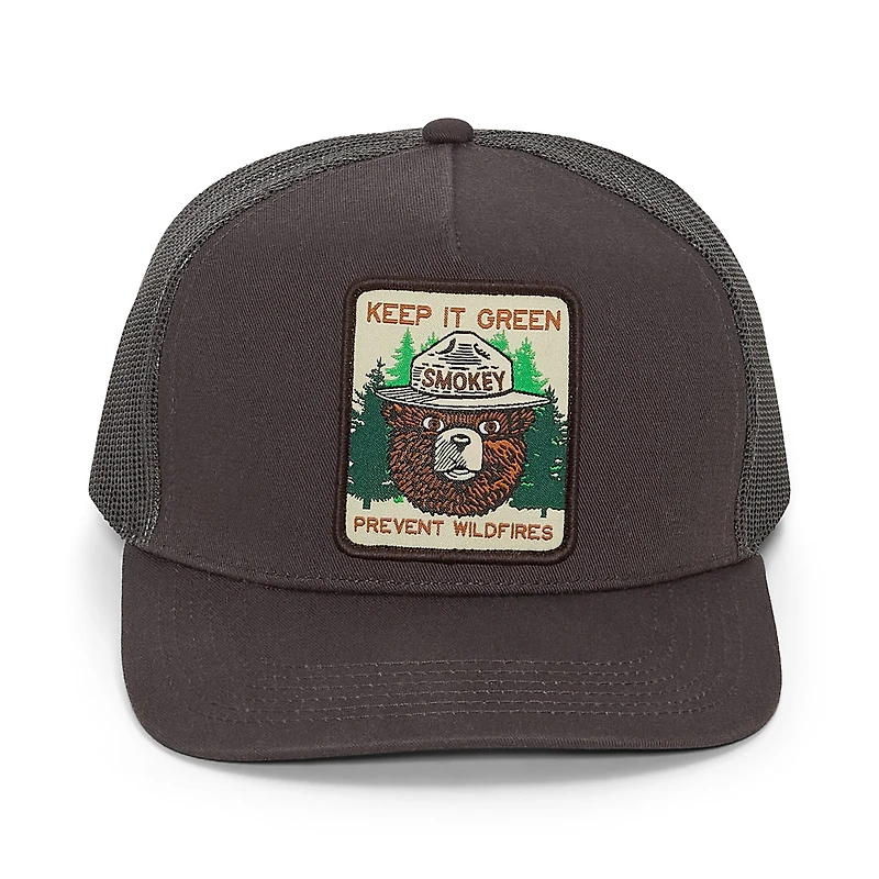 Smokey The Bear Keep It Green Mens Trucker Hat