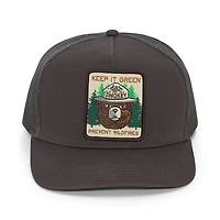 Smokey The Bear Keep It Green Mens Trucker Hat