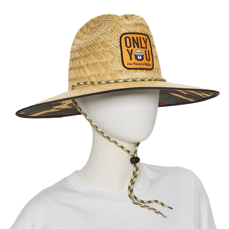Smokey The Bear Only You Camo Mens Safari Hat