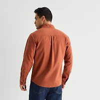mutual weave Mens Long Sleeve Classic Fit Button-Down Shirt