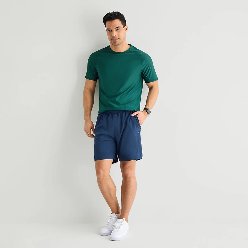 Xersion Mens Crew Neck Short Sleeve Quick Dry Active T-Shirt