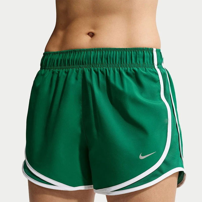 Nike Womens 3" Mid Rise Moisture Wicking Drawstring Waist Quick Dry Running Short