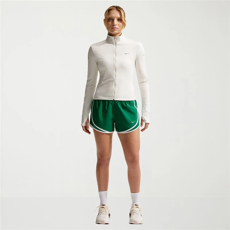 Nike Womens 3" Mid Rise Moisture Wicking Drawstring Waist Quick Dry Running Short