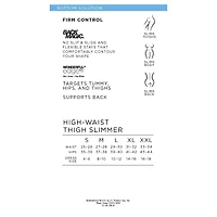 Ambrielle Wonderful Edge® Back Magic® High-Waist Thigh Slimmers