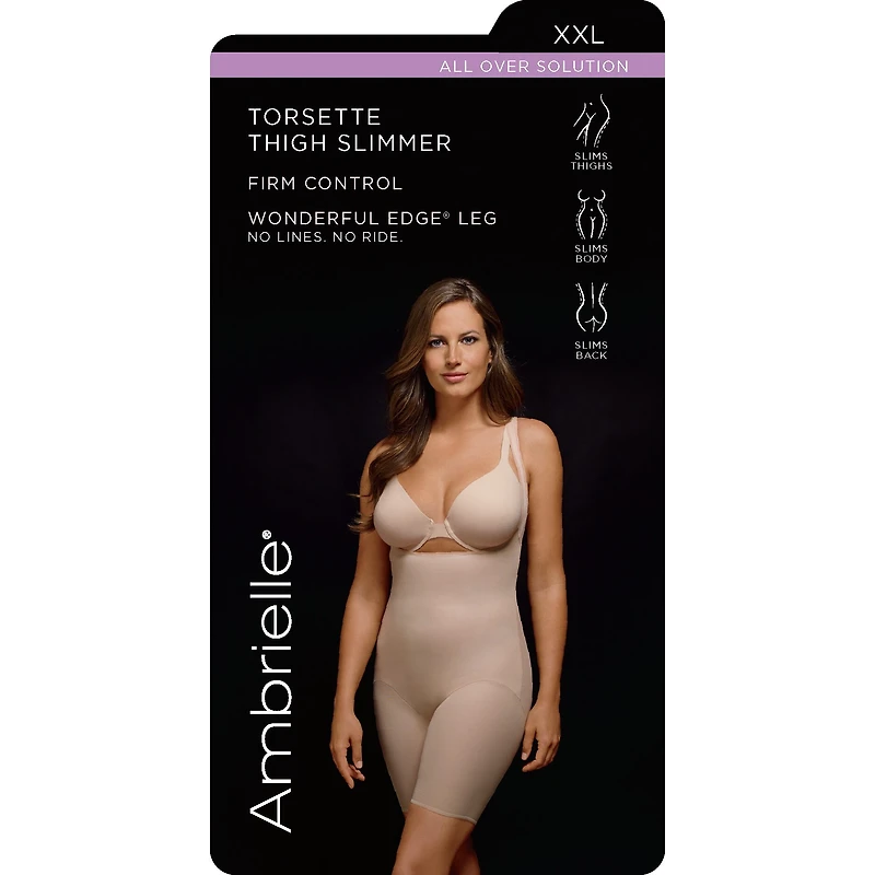 Ambrielle Wonderful Edge® Wear Your Own Bra Singlet Body Shaper