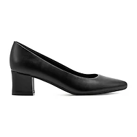 Easy Spirit Nicole Womens Pointed Closed Toe Block Heel Pumps