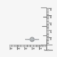DiamonArt® Womens 5/8 CT. T.W. White Cubic Zirconia Sterling Silver Promise Ring