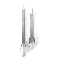Martha Stewart Stainless Steel 2-pc. Tongs Set