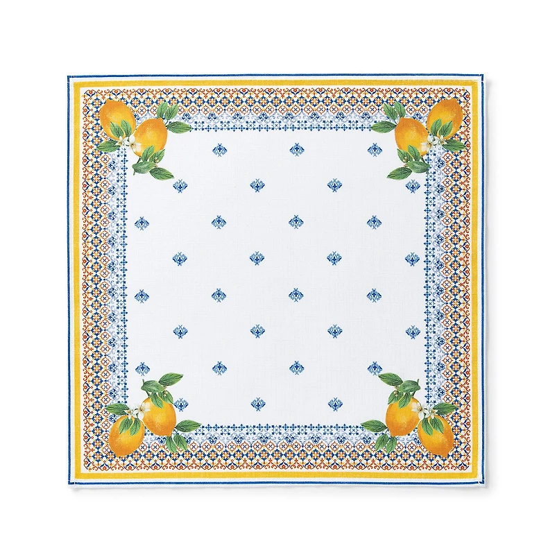 Elrene Home Fashions 4-pc. Capri Lemon Napkin Set