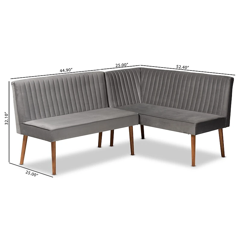 Alvis 2-pc. Bench