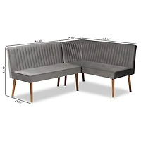 Alvis 2-pc. Bench