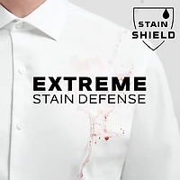 Van Heusen Slim Stain Shield Mens Slim Fit Stretch Fabric Wrinkle Free Long Sleeve Dress Shirt
