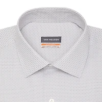 Van Heusen Stain Shield Mens Regular Fit Stretch Fabric Wrinkle Free Long Sleeve Dress Shirt