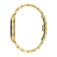 Bulova Mens Gold Tone Stainless Steel Bracelet Watch 97a183