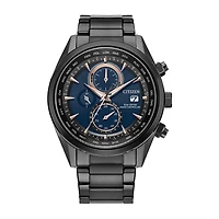 Citizen Mens Black Stainless Steel Bracelet Watch At8265-57l