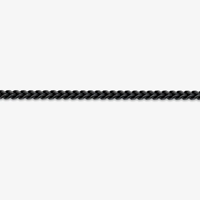 Mens Stainless Steel IP Foxtail Chain