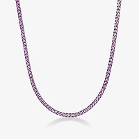 Mens Stainless Steel Curb Chain Necklace