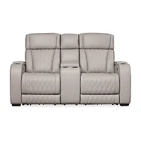 Signature Design By Ashley® Boyington Power Reclining Loveseat with Console