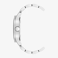 Armitron Mens Silver Tone Stainless Steel Bracelet Watch 20/5576bksv