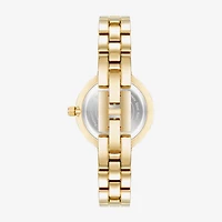 Armitron Womens Gold Tone Stainless Steel Bracelet Watch 75/5927bkgp