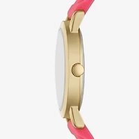 Womens Crystal Accent Pink 6-pc. Watch Boxed Set Fmdjset726