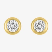 Diamond Addiction (H-I, Vs1) 1 CT. T.W. Lab Grown White Diamond 10K Gold 7mm Round Stud Earrings