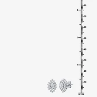 (G, Si1-Si2) 1 CT. T.W. Lab Grown White Diamond 10K Gold 12.4mm Marquise Stud Earrings