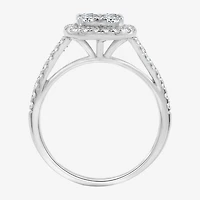 I Said Yes (H-I/I1) Womens 1 1/4 CT. T.W. Lab Grown White Diamond Sterling Silver Wedding Engagement Ring