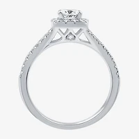 I Said Yes (H-I/I1) Womens 1 CT. T.W. Lab Grown White Diamond Sterling Silver Side Stone Engagement Ring