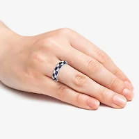 I Said Yes (H-I/I1) Womens 3/8 CT. T.W. Lab Grown White Diamond Sterling Silver Wedding Band
